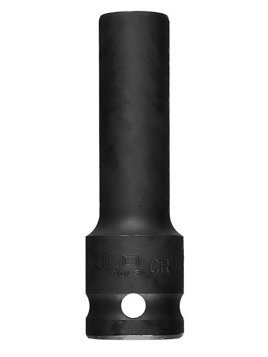 Ilga smūginė galvutė 1/2'', 10 mm, Cr-Mo