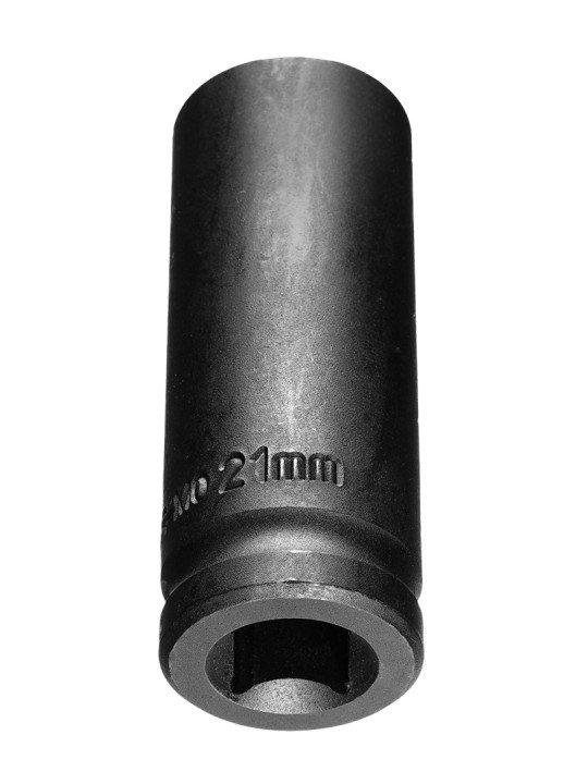 Ilga smūginė galvutė 1/2'', 21 mm, Cr-Mo
