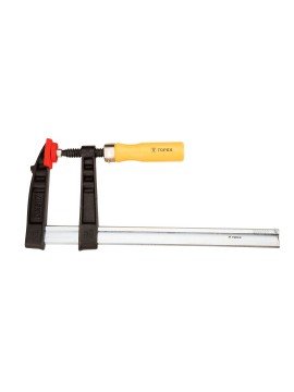 Spaustuvas stalinis, F, 120 x 300mm, (12A123) - TOPEX F formos spaustuvas daugiausia naudojamas staliaus darbams.