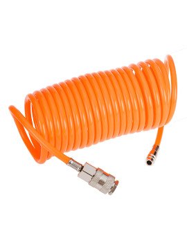 Spiralinė slėgio žarna 5 x 8 mm, 5 m, PE (14-808-1) - NEO TOOLS spiralinis slėgio kabelis 5 x 8 mm, 15 m, PE 14-808-1 yra 5 x 8 mm skersmens, 5 m ilgio kabelis.