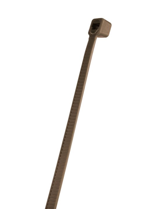 Užveržimo dirželiai 4,8 x 300 mm, 50 vnt, rudos spalvos