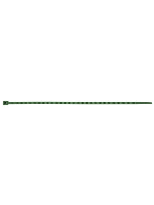 Užveržimo dirželiai 3,6 x 200 mm, 50 vnt, žalia