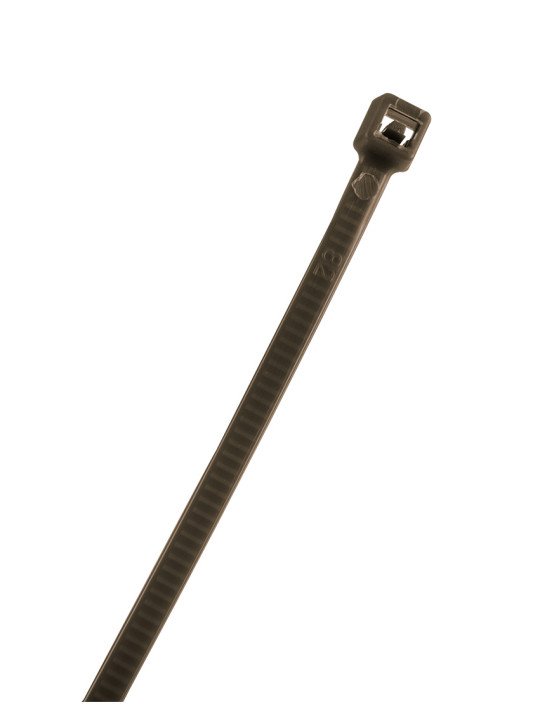 Užveržimo dirželiai 2,5 x 200 mm, 50 vnt, rudos spalvos