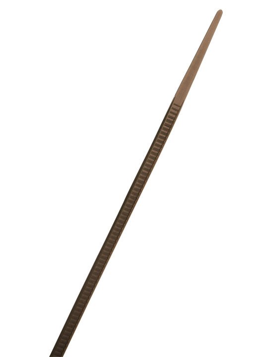 Užveržimo dirželiai 2,5 x 200 mm, 50 vnt, rudos spalvos