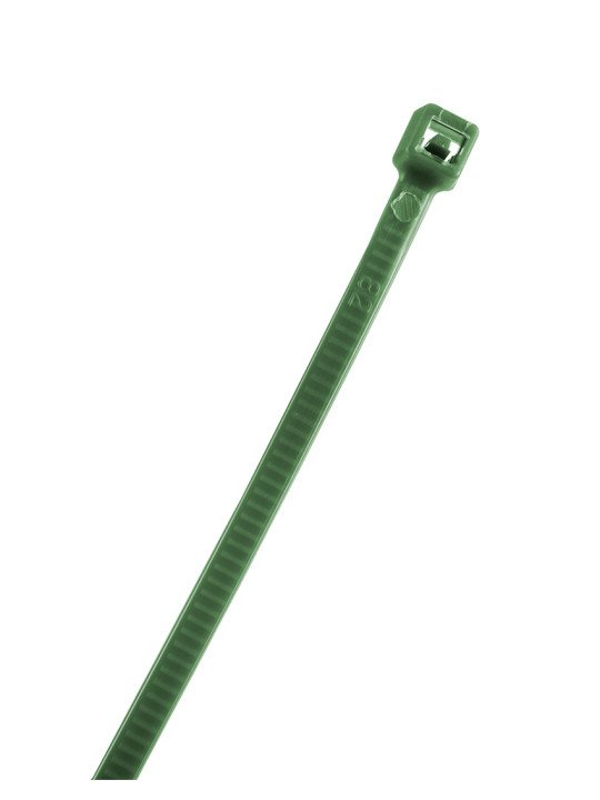 Užveržimo dirželiai 2,5 x 200 mm, 50 vnt, žalia