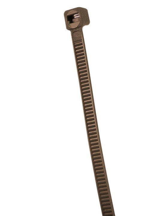 Užveržimo dirželiai 4,8 x 160 mm, 50 vnt, rudos spalvos