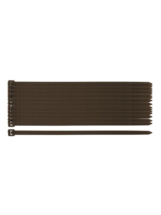 Užveržimo dirželiai 4,8 x 160 mm, 50 vnt, rudos spalvos