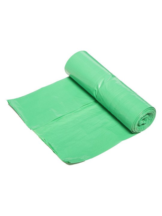 Atliekų maišeliai 120 L, žalia su juostele, 40 mic, 10 vnt.
