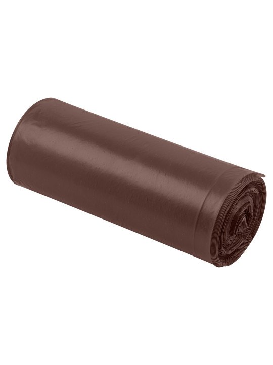 Atliekų maišeliai 200 L, rudi, 40 mic, 10 vnt.