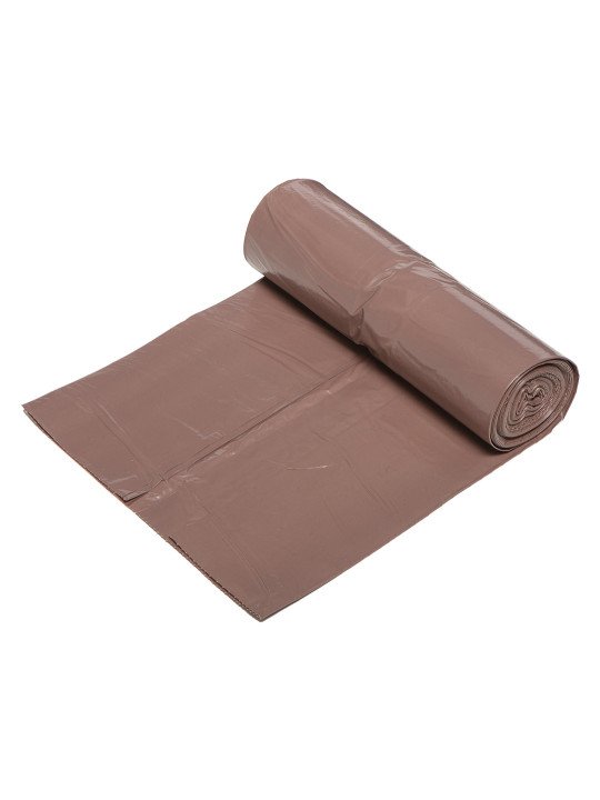 Atliekų maišeliai 200 L, rudi, 40 mic, 10 vnt.