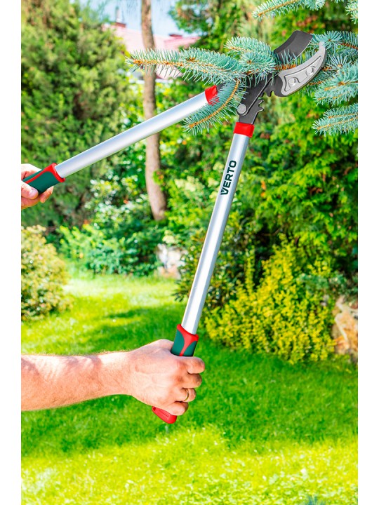 Anvil pruning shears 710 mm, cutting diameter 42 mm, aluminum handles