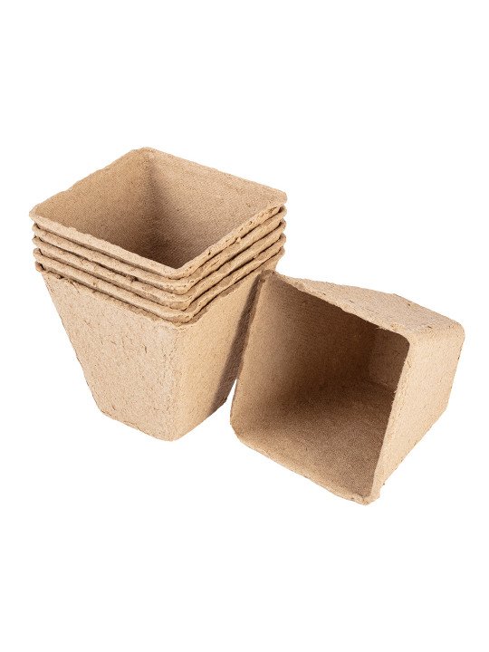 Durpių ankštys: 8 x 8 x 7,8 cm, 18 vnt
