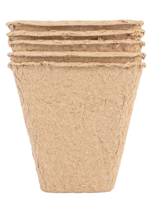 Durpių ankštys: 8 x 8 x 7,8 cm, 18 vnt