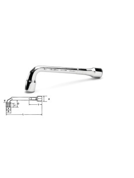 Pypkinis raktas 13mm 6X12PT (2-86-690) - Pypkinis raktas 13mm 6X12PT Stanley 2-86-690 (2-86-690) - Pypkinis raktas 13mm 6X12PT Stanley 2-86-690 (2-86-690) - STANLEY 13 mm gilios skylės vamzdžių veržliaraktis, 6X12 Pt, turi „Maxi Drive“ profilio fiksavimo 