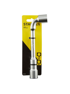 Pypkinis raktas 17mm 6X12PT (2-86-694) - Pypkinis raktas 17mm 6X12PT Stanley 2-86-694 (2-86-694) - Pypkinis raktas 17mm 6X12PT Stanley 2-86-694 (2-86-694) - STANLEY 17 mm gilios skylės vamzdžių veržliaraktis, 6X12 Pt, turi „Maxi Drive“ profilio fiksavimo 