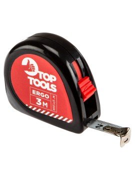 Ruletė plieninė,  Varicolor , 3m/12.5mm (27C233) - Top Tools steel measuring tape with tape winding lock.