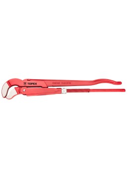 Santechninis raktas,  S  tipo, 1.5 , - Pipe wrench type S , 1,5 , CVSantechninis raktas,  S  tipo, 1.5 , - Pipe wrench S-type, 420 mm, 1.Santechninis raktas,  S  tipo, 1.5 , - TOPEX S pipe wrench is designed for undoing and tightening pipes and valves.San