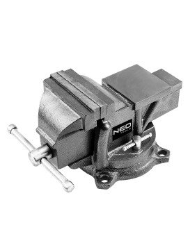 Spaustai preciziniai 100mm (35-010) - NEO bench vice with high jaw pressure (ref.