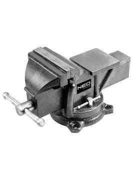 Spaustai preciziniai 125mm (35-012) - NEO bench vice with high jaw pressure (ref.