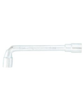 Raktas pypkinis 15 mm (35D169) - TOPEX L type wrench features hexagonal socket shape.