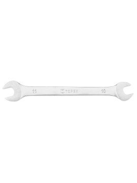 Raktas plokščias 10 x 11 mm - Double open end spanner 10x11mm CVRaktas plokščias 10 x 11 mm - Double open end spanner, CrV steel TOPEX adjustable wrench is designed for tightening and undoing bolts with various sizes.Raktas plokščias 10 x 11 mm - TOPEX do