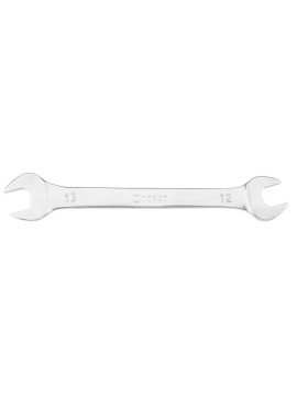 Raktas plokščias 12 x 13 mm - Double open end spanner 12x13mm CVRaktas plokščias 12 x 13 mm - Double open wrench 12 x 13 mm TOPEX adjustable wrench is designed for tightening and undoing bolts with various sizes.Raktas plokščias 12 x 13 mm - TOPEX double 