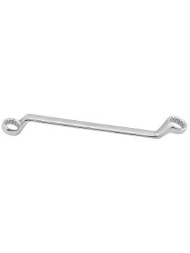 Raktas kilpinis, lenktas 20x22 mm CV (35D817) - TOPEX offset ring spanner design allows to work on bolts in recess.