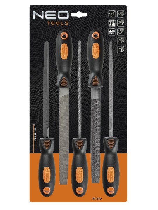 Dildės metalui 5vnt. 200mm