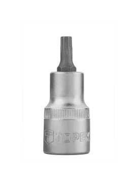 Torx antgalis 1/2  T30 x 60 mm - Torx socket 1/2  T30 x 55 mmTorx antgalis 1/2  T30 x 60 mm - Torx socket, 1/2 , 60 mm, CrV steel TOPEX 1/2  long hexagonal socket 76 mm is very useful in mechanical works and DIY activities.Torx antgalis 1/2  T30 x 60 mm -