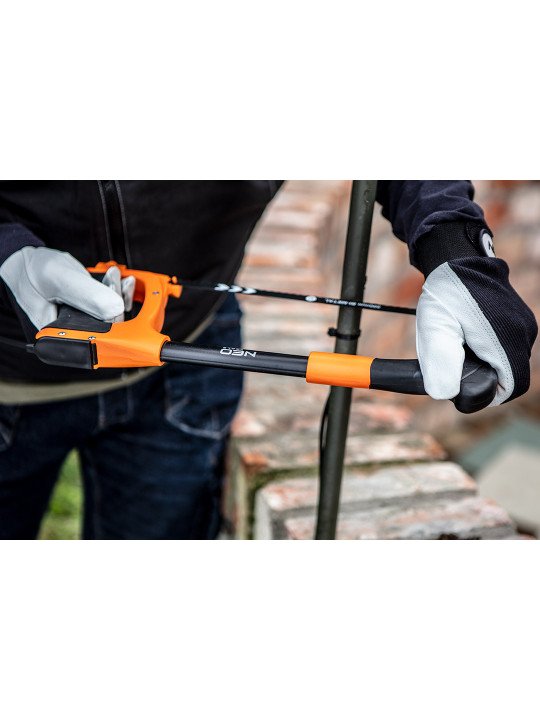 Stiprus metalo pjūklas 300 mm su geležtės laikikliu, aliuminis, dviejų komponentų rankena