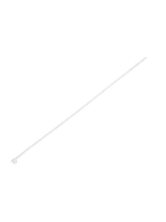Užveržimo dirželiai 2,5mmx200mm, 100vnt. Balti