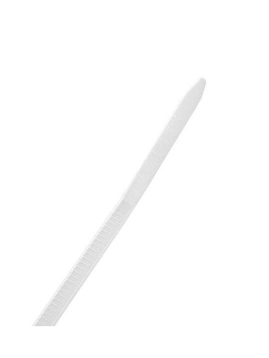 Užveržimo dirželiai 2,5mmx100mm, 100vnt. Balti