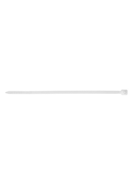 Užveržimo dirželiai 2,5mmx100mm, 100vnt. Balti