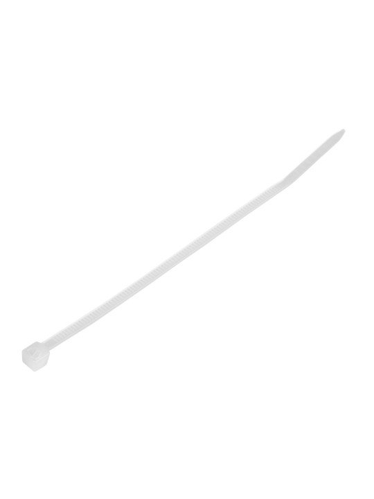 Užveržimo dirželiai 2,5mmx100mm, 100vnt. Balti