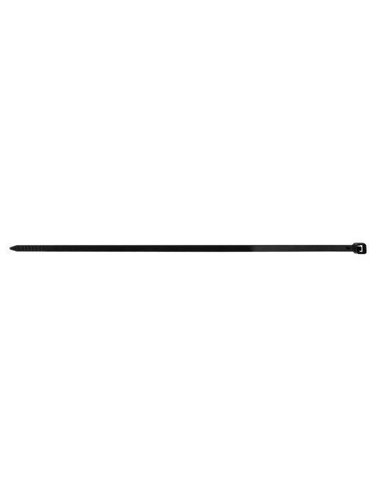Užveržimo dirželiai 4,8mmx370mm, 75vnt. Juodi