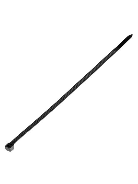 Užveržimo dirželiai 4,8mmx370mm, 75vnt. Juodi