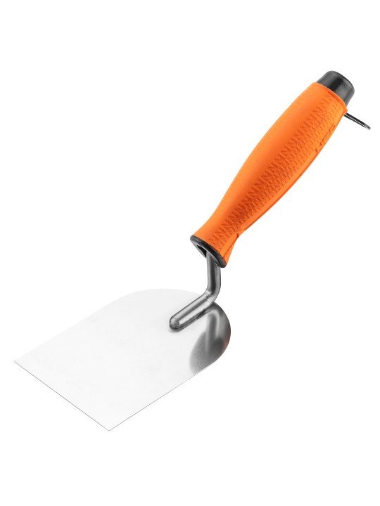 Tinko kraštinė mentele - suapvalinta , 80 mm, bi-material handle