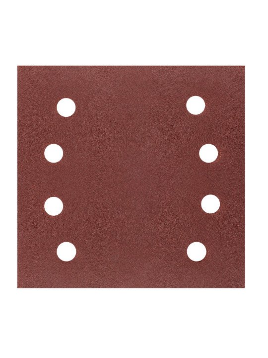 Šlifavimo popierius, „Velcro“ 113 x 113 mm, p240, 5 vnt. su 8 skylėmis