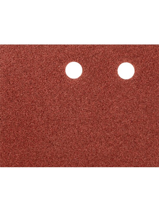 Šlifavimo popierius su „Velcro“ tvirtinimu 115 x 230 mm, K100, 5 vnt, su skylutėmis