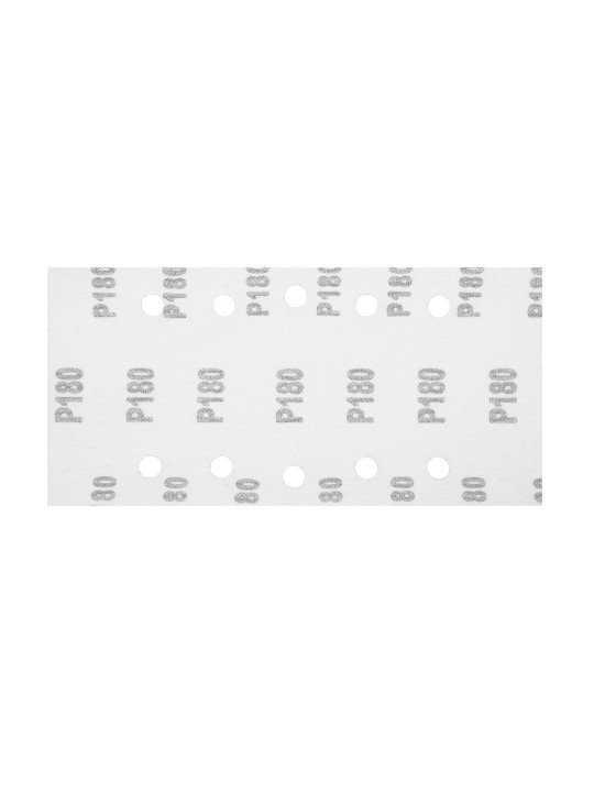 Šlifavimo popierius su „Velcro“ tvirtinimu 115 x 230 mm, K180, 5 vnt, su skylutėmis
