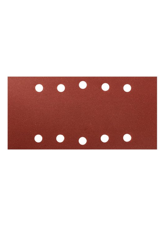 Šlifavimo popierius su „Velcro“ tvirtinimu 115 x 230 mm, K240, 5 vnt, su skylutėmis