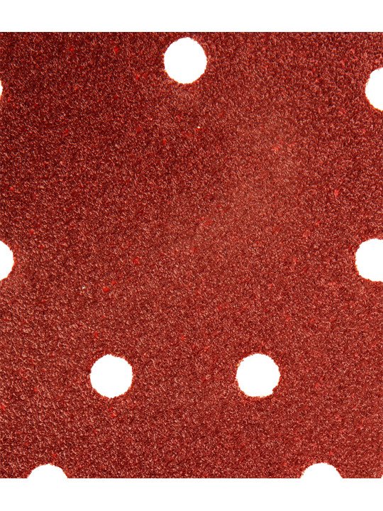 Šlifavimo popierius su „Velcro“ tvirtinimu delta 140 x 140 x 80 mm, K60, 5 vnt, su skylutėmis