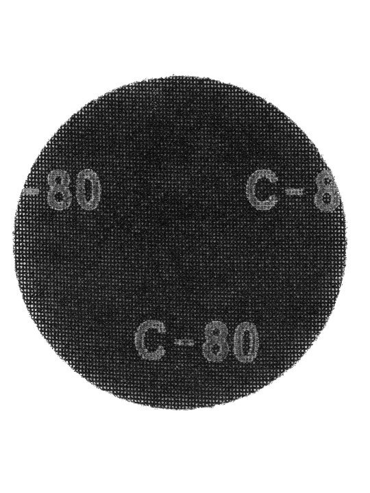 Gipso šlifavimo grotelės su Velcro 180 mm, K80, 5vnt šlifuokliui 59G263