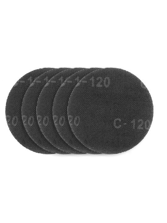 Gipso šlifavimo grotelės su Velcro 180 mm, K120, 5vnt šlifuokliui 59G263