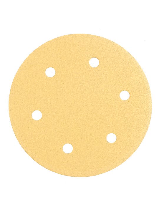 Šlifavimo popierius su lipduku 225 mm, K120, 5 vnt., su 6 skylutėmis šlifuokliui 59G264, 59G265