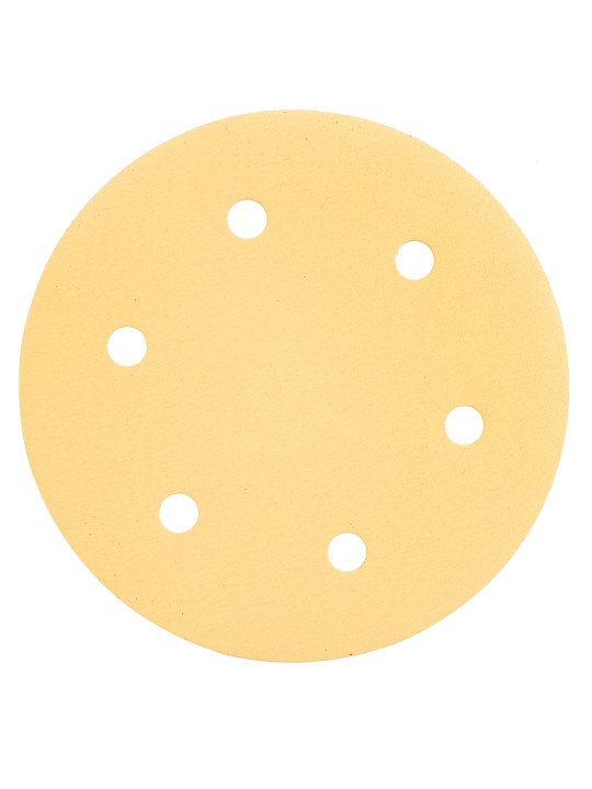 Šlifavimo popierius su lipduku 225 mm, K180, 5 vnt, su 6 skylutėmis šlifuokliui 59G264, 59G265