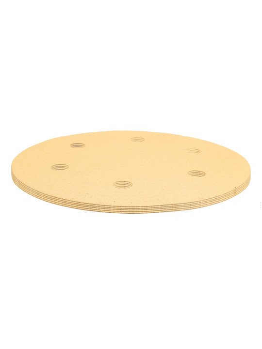Šlifavimo popierius su lipduku 225 mm, K180, 5 vnt, su 6 skylutėmis šlifuokliui 59G264, 59G265
