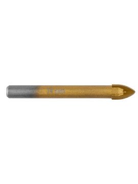 TiN universalus grąžtas, 14 mm (54T410) - Skarda, 14 mm 54T410 Universalus gręžtuvas pagal grafitą yra skardos dengtas grąžtas ir sumontuotas su cilindriniu griebtuvu.
