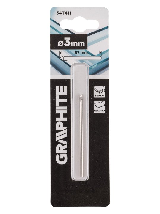 Stiklo gręžimo grąžtai nuo 3mm iki 10mm