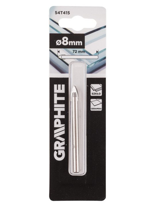 Stiklo gręžimo grąžtas 8 mm